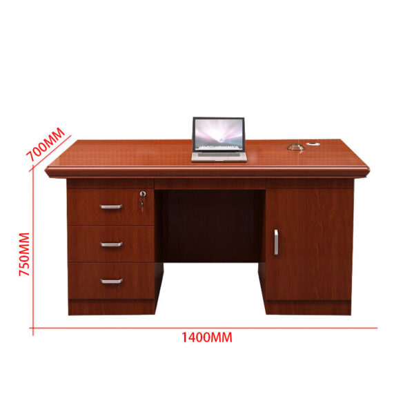 Executive Manager's 1400mm Office Desk with storage drawers and modern design for professional use.