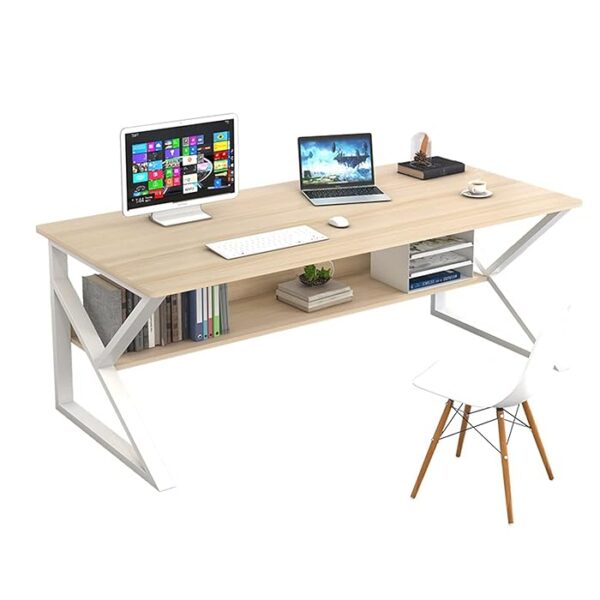 1200mm Ergonomic Study Computer Office Desk with spacious work surface and modern design, ideal for home offices and study areas.