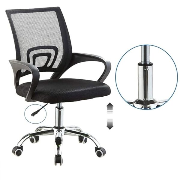 Upgrade your seating experience with the Clerical Mesh Office/Home Study Chair, and enjoy the perfect combination of support, comfort, and contemporary style.