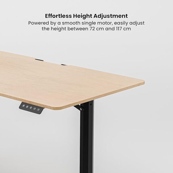 1.2 Meters Sit/Stand Electric Adjustable Desk with a spacious work surface and electric height adjustment for ergonomic flexibility.