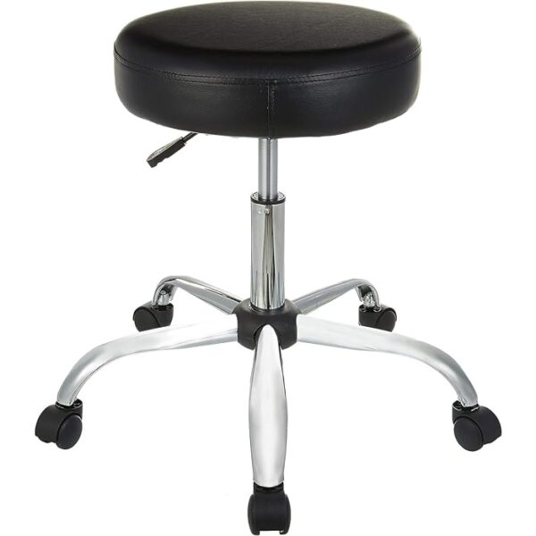 Multi-Purpose Drafting Spa Bar Stool with Wheels, adjustable height and ergonomic design for comfort and mobility.