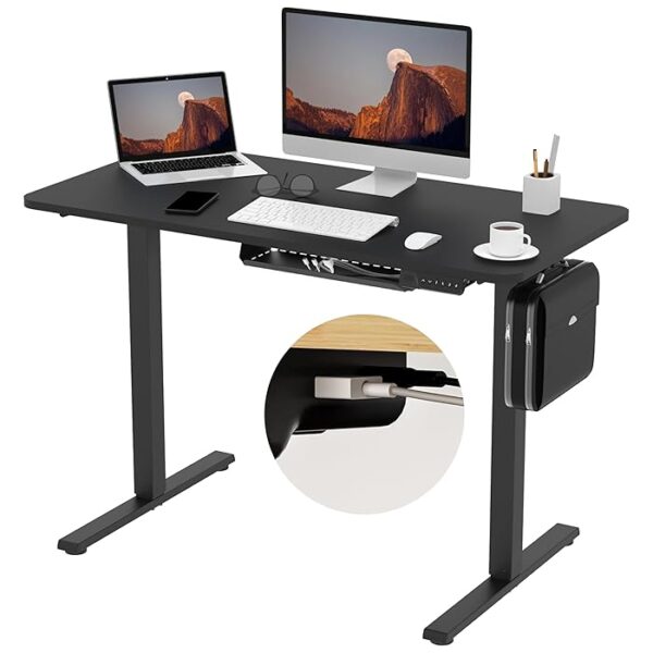 1400mm Height Adjustable Standing Desk with ergonomic design and easy height adjustment for a flexible workspace.