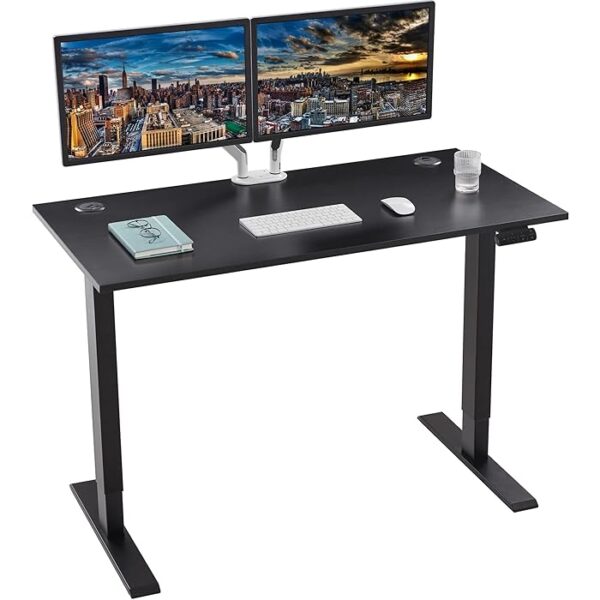 1400mm Height Adjustable Computer Table with motorized height control, sleek design, and ample workspace.