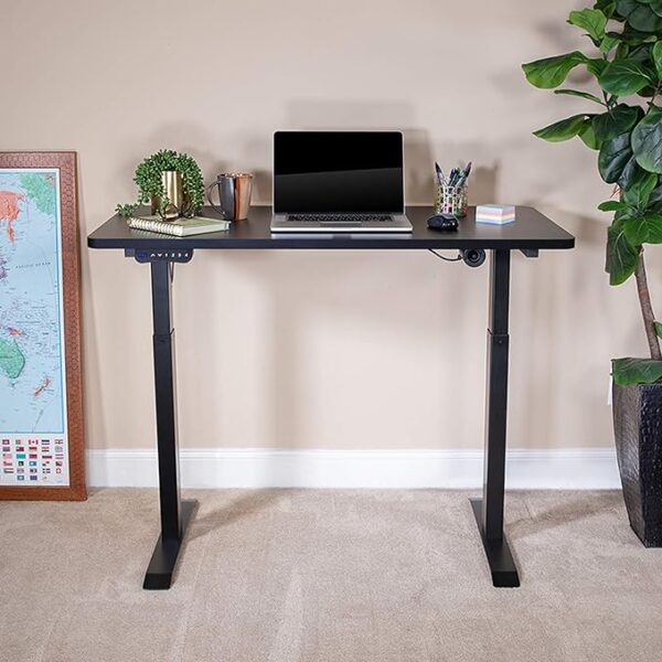 1400mm Electric Adjustable Office Table with spacious surface, ergonomic height adjustment, and cable management system