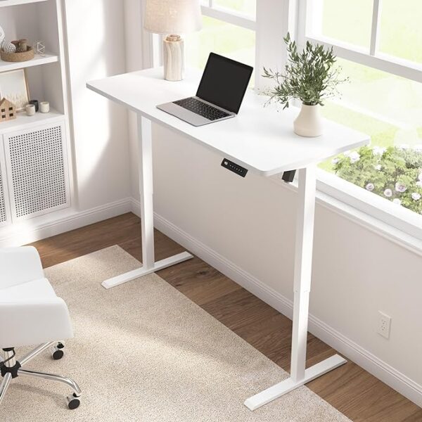 1200mm Height Adjustable Electric Desk with smooth electric height adjustment, ergonomic design, and spacious surface.