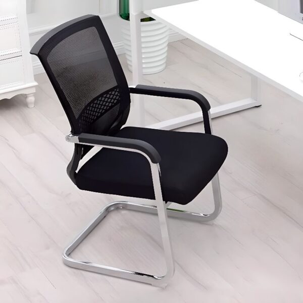 Ergonomic Upholstered Task Office Chair with adjustable features, including height, armrests, and tilt tension for optimal comfort and support.