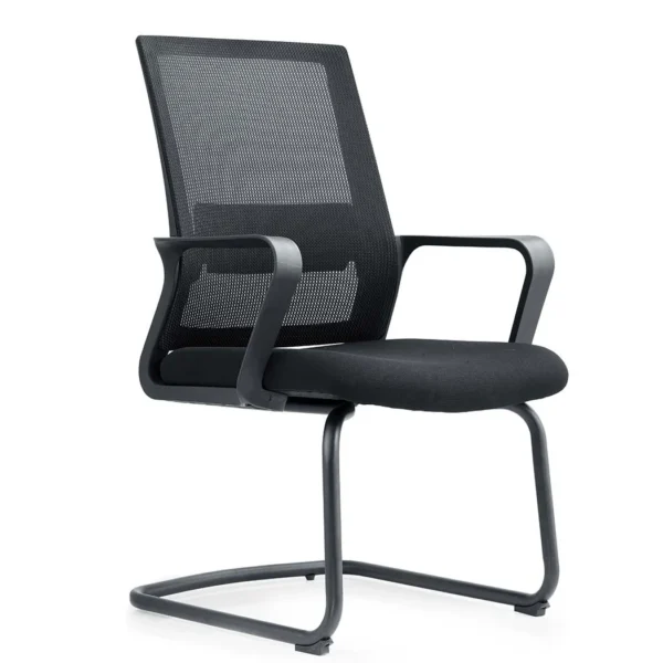 Cantilever Executive Visitor Office Chair with padded seat and backrest, ergonomic design, and sleek cantilever base.