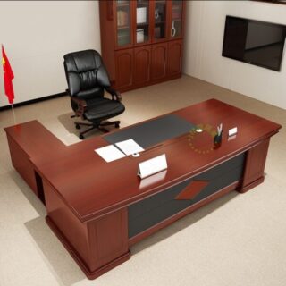 1800mm Boss Executive Office Table in a modern office setting.