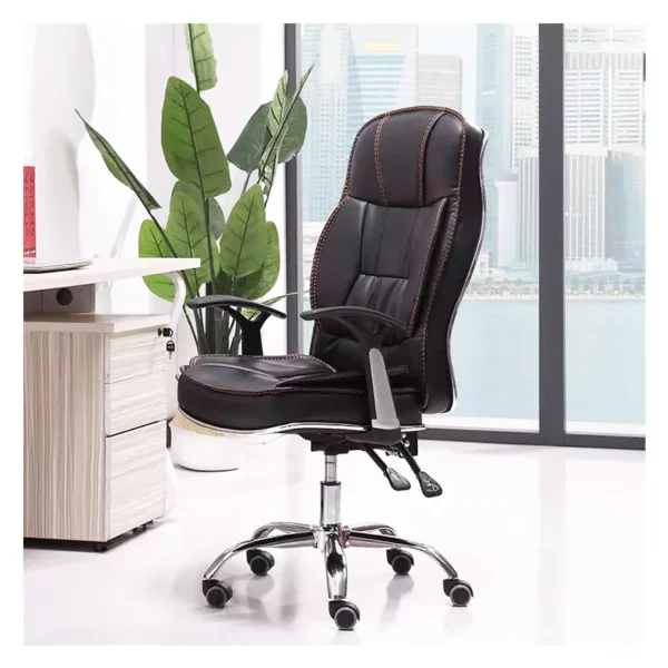 Generic Orthopedic Leather Office Chair with ergonomic design, adjustable height, and lumbar support for ultimate comfort.