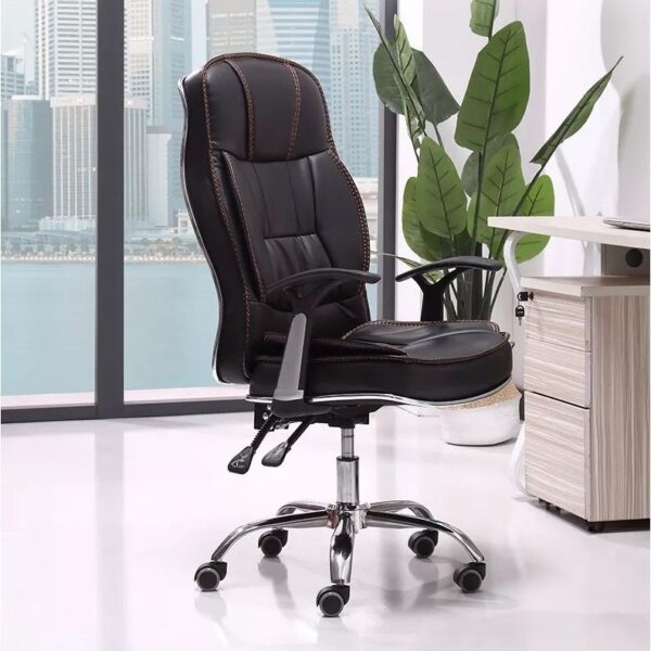 Generic Orthopedic Leather Office Chair with ergonomic design, adjustable height, and lumbar support for ultimate comfort.