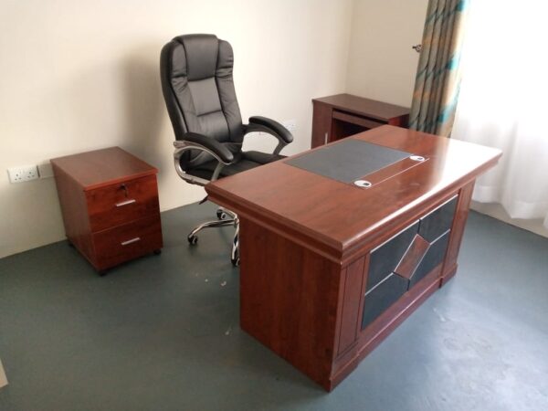 1400mm Executive Desk with Drawers, featuring a spacious work surface, built-in drawers, and a sleek, modern design.