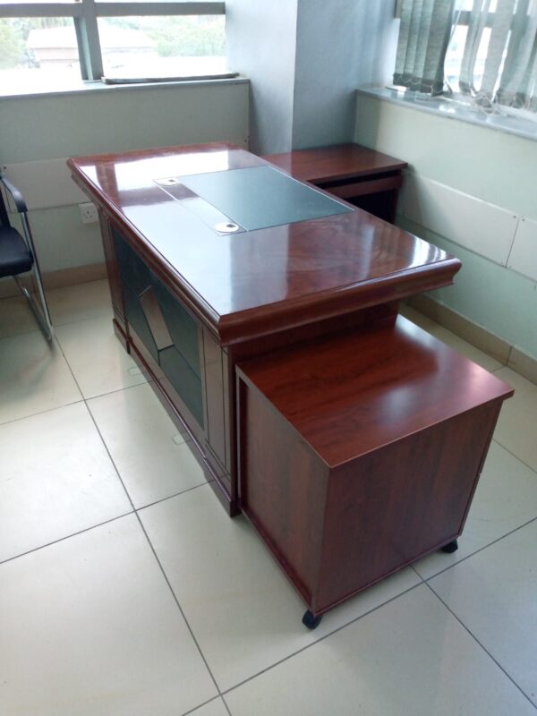 1400mm Executive Desk with Drawers, featuring a spacious work surface, built-in drawers, and a sleek, modern design.