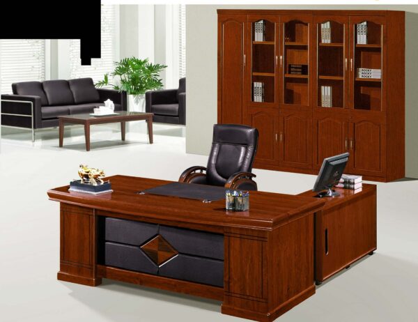 1800mm Executive Director’s Office Table with elegant wood finish and built-in storage for a sophisticated, professional workspace.