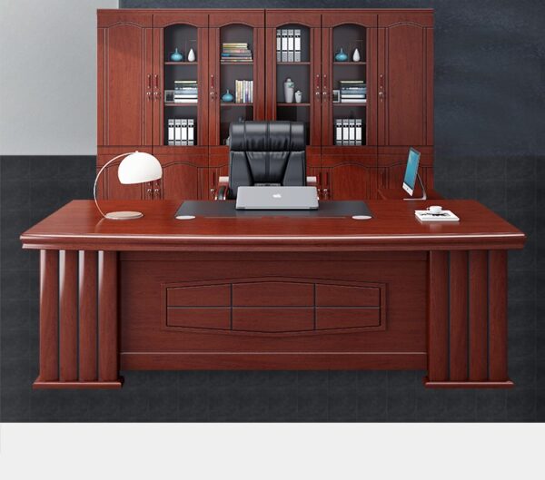 1.8 Meters Executive Boss Modern Office Table with spacious work surface and built-in storage.