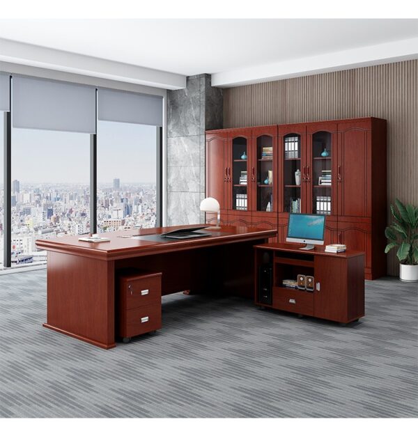 1.8 Meters Executive Boss Modern Office Table with spacious work surface and built-in storage.