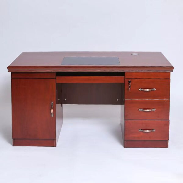 120cm Executive Boss Office Study Desk with spacious desktop and built-in drawers.