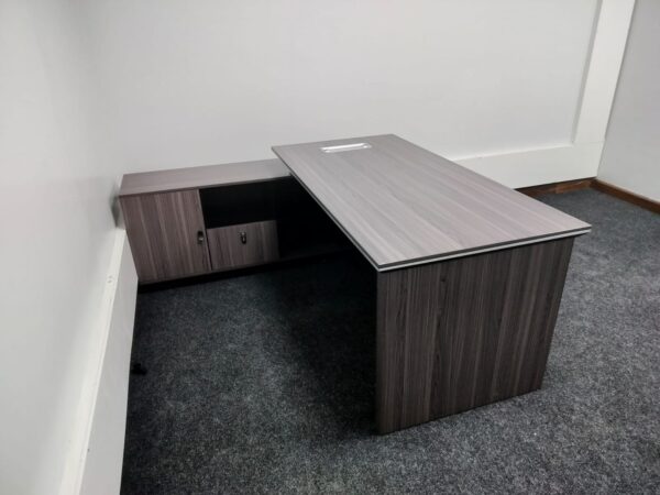 1800mm Luxury Manager's Executive Desk with multiple drawers, sleek design, and ample workspace for a professional office environment.