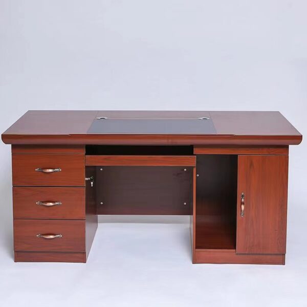 120cm Executive Boss Office Study Desk with spacious desktop and built-in drawers.