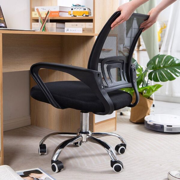 Ergonomic Clerical Mesh Home Office Chair with adjustable height, breathable mesh back, and padded seat.