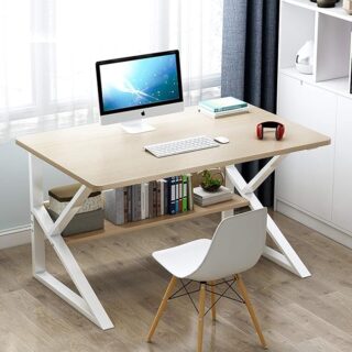 1200mm Ergonomic Study Computer Office Desk with spacious work surface and modern design, ideal for home offices and study areas.