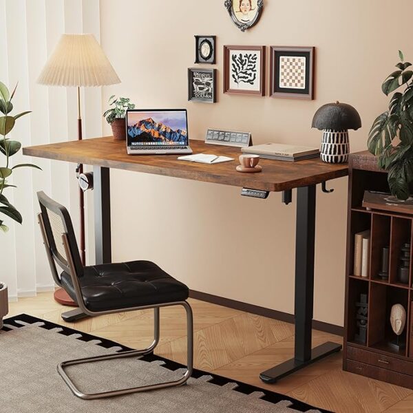 1400mm Home Office Electric Standing Desk with adjustable height for ergonomic comfort and productivity.