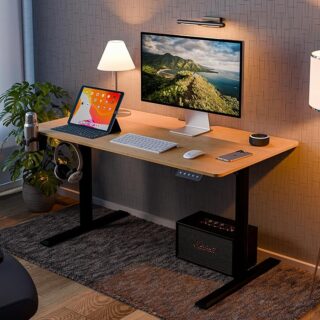 1.2 Meters Sit/Stand Electric Adjustable Desk with a spacious work surface and electric height adjustment for ergonomic flexibility.