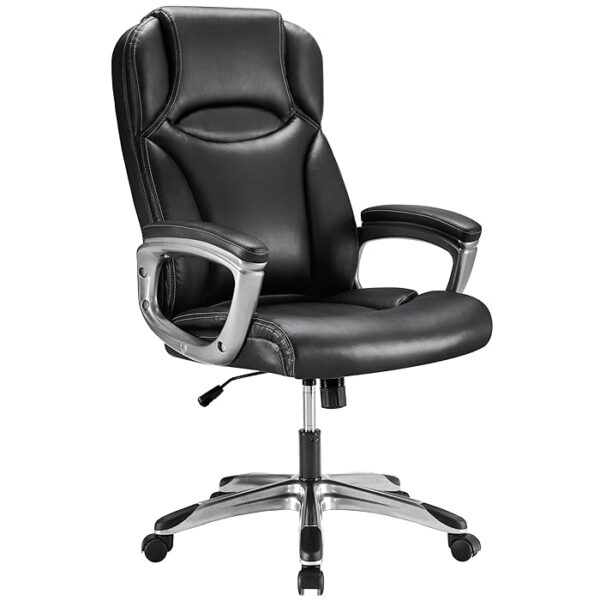 Ergonomic Modern Executive Leather Office Chair with adjustable features and luxurious leather upholstery.