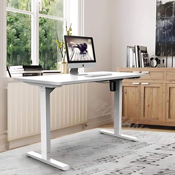 A1.2 Meters Height Adjustable Electric Desk with electric lifting system and sleek, modern design for a flexible, ergonomic workspace.