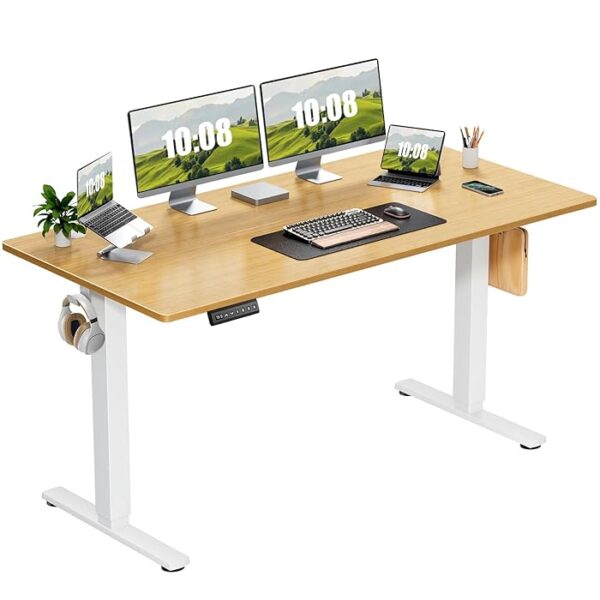 1200mm Electric Adjustable Standing Desk with a spacious tabletop and electric height adjustment mechanism.