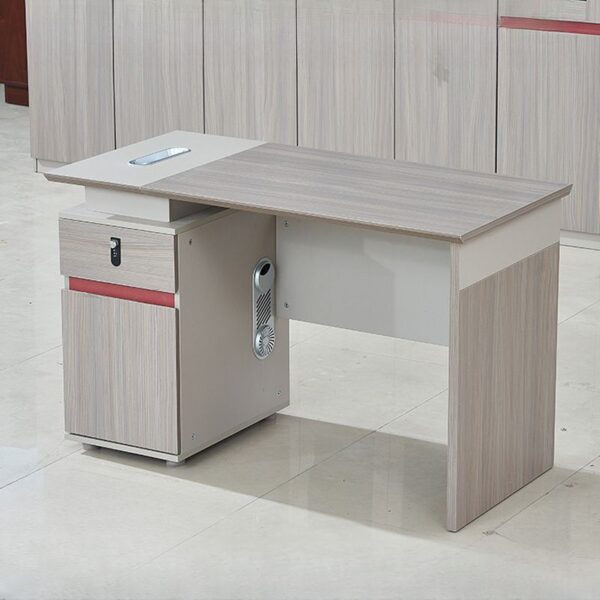 1.2 Meter Secure Computer Work Office Desk with lockable drawers, providing ample workspace and secure storage for documents and office essentials.