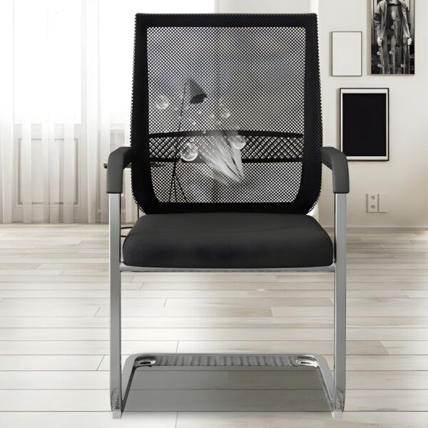 Elegant and Comfortable Mesh Task Chair with ergonomic design, adjustable features, and breathable mesh backrest.