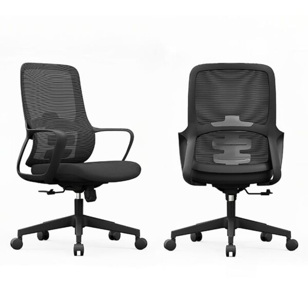 Ergonomic Adjustable Mesh Task Office Chair with breathable mesh back, lumbar support, and adjustable seat height for maximum comfort.