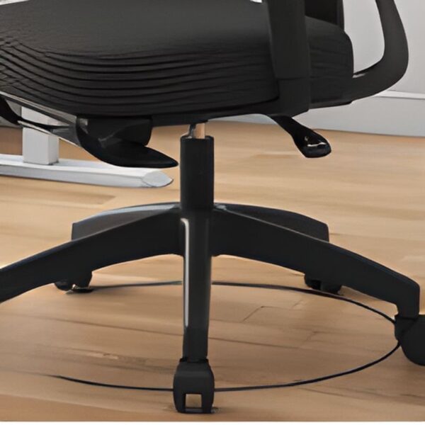 Modern Ergonomic Mesh Office Chair with a breathable backrest, adjustable seat height, armrests, and durable construction, providing comfort and support for long hours at the desk.