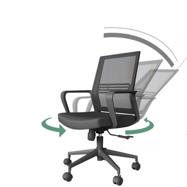 Ergonomic Mesh Sleek Office Chair with breathable mesh backrest, adjustable seat height, and tilt mechanism for comfort and support in any office setting.