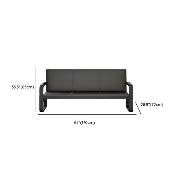 Office 5-Seater Modular Executive Reception Sofa with plush cushions, high-quality upholstery, and flexible modular design.