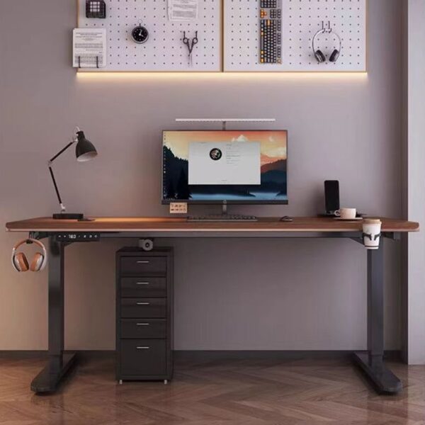 1200mm Electric Height Adjustable Office Desk with modern design and electric lift mechanism for smooth height adjustments.