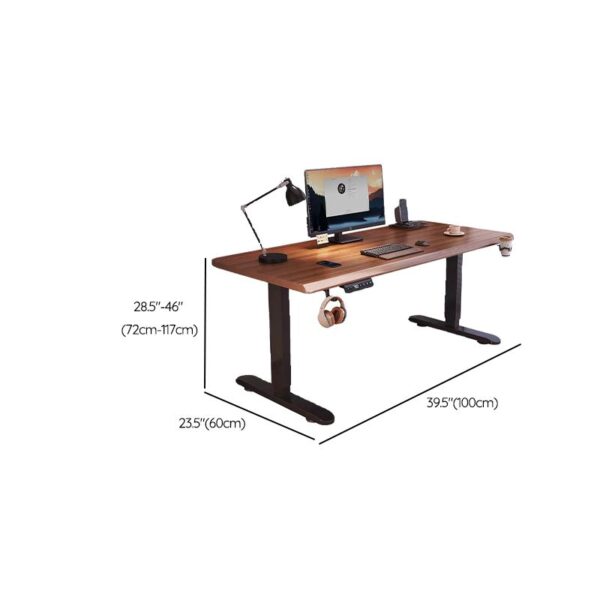 1200mm Electric Height Adjustable Office Desk with modern design and electric lift mechanism for smooth height adjustments.