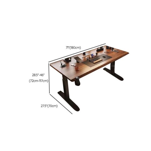 1200mm Electric Height Adjustable Office Desk with modern design and electric lift mechanism for smooth height adjustments.