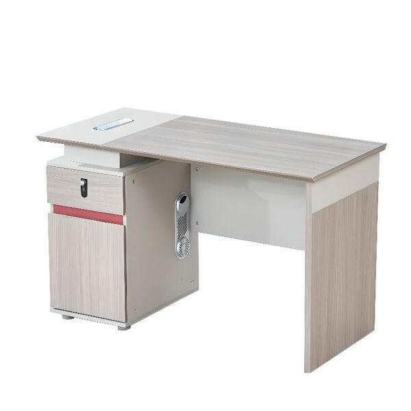 1.2 Meter Secure Computer Work Office Desk with lockable drawers, providing ample workspace and secure storage for documents and office essentials.