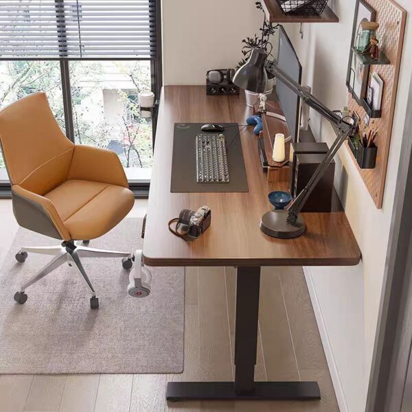 1200mm Height Adjustable Standing Desk with a sleek design, offering ample workspace and easy height adjustment for sitting and standing positions to enhance comfort and productivity.