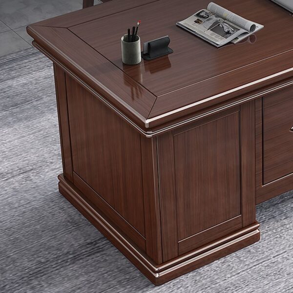 1400mm Classy Executive Manager's Office Table featuring a sleek design, spacious surface, and functional storage compartments for an elegant and organized workspace.