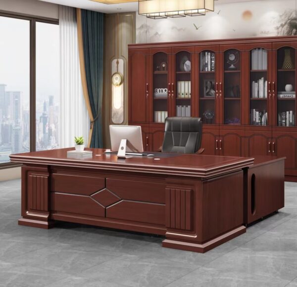 1800mm Executive Senate Writing Office Desk with spacious surface and modern design.