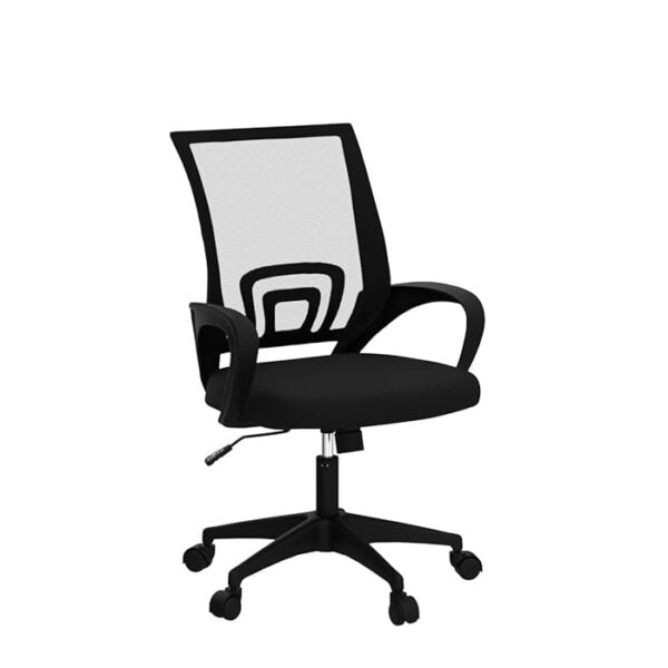 Home Office Ergonomic Mesh Computer Chair with breathable back, adjustable height, and armrests for comfort and support in a modern workspace.