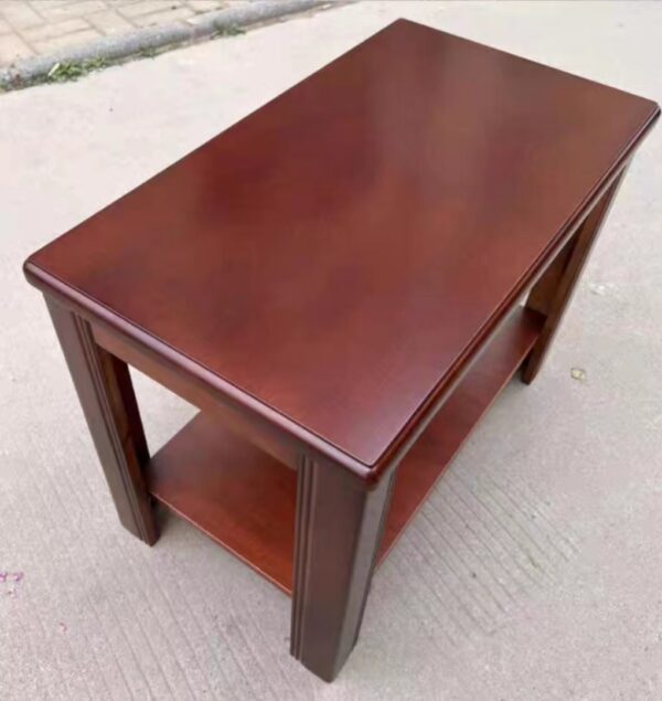 Casual Executive Mahogany Coffee Table with sleek design and rich mahogany finish.