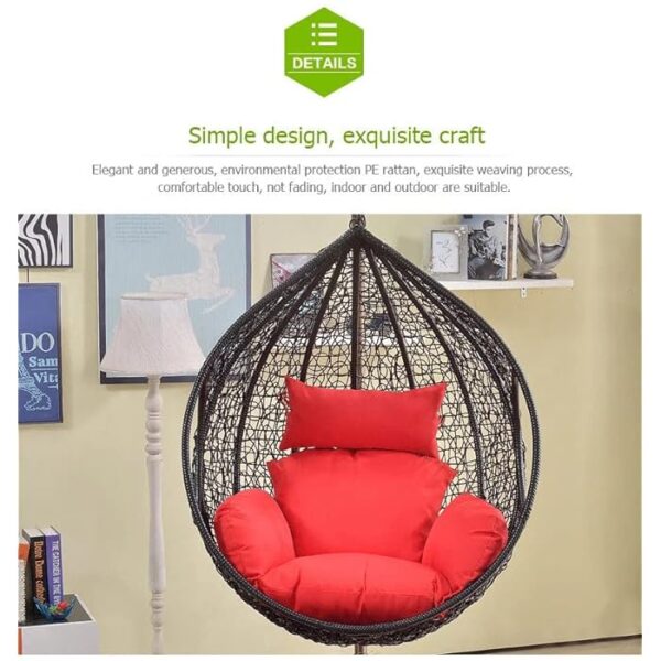 Stylish Outdoor Hammock Swing Chair with a comfortable hammock-style seat, durable frame, and weather-resistant materials, perfect for relaxing outdoors.