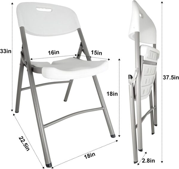 Foldable Stackable Patio Conference Chair, perfect for outdoor and indoor events, featuring a durable, ergonomic design.