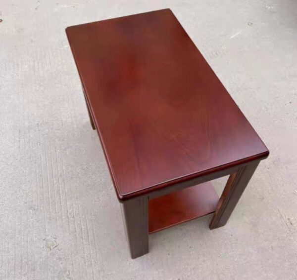 Casual Executive Mahogany Coffee Table with sleek design and rich mahogany finish.