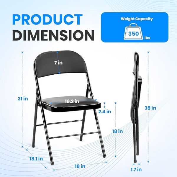 Simple Foldable Commercial Event Seat with a lightweight, durable frame, designed for easy setup, comfort, and space-saving storage at events and gatherings.