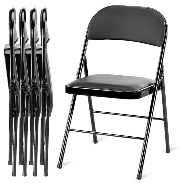 Simple Foldable Commercial Event Seat with a lightweight, durable frame, designed for easy setup, comfort, and space-saving storage at events and gatherings.