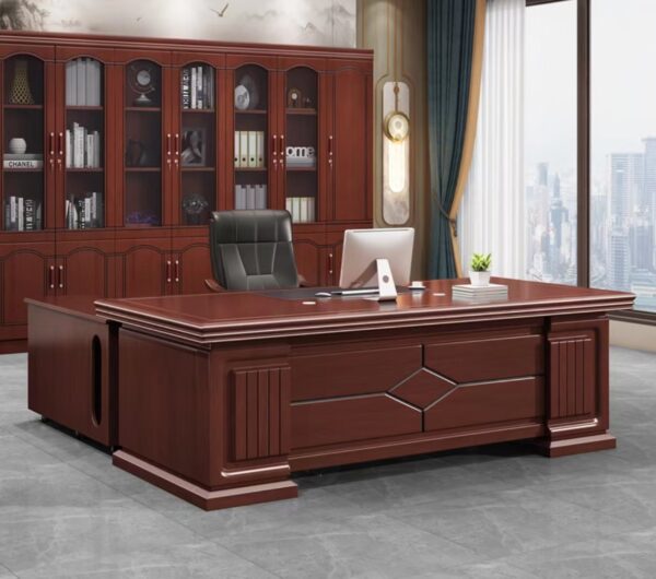 1800mm Executive Senate Writing Office Desk with spacious surface and modern design.